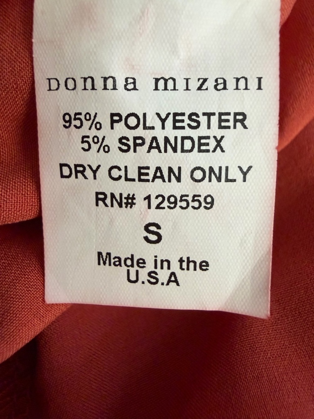 Donna Mizani Gown Size Small - Picture 5 of 5